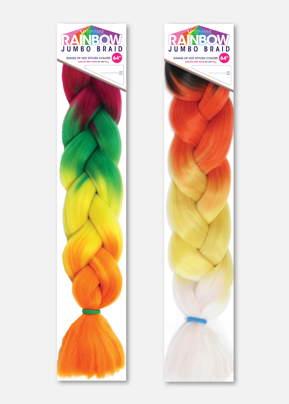 Rainbow Jumbo Braid 4T image 1