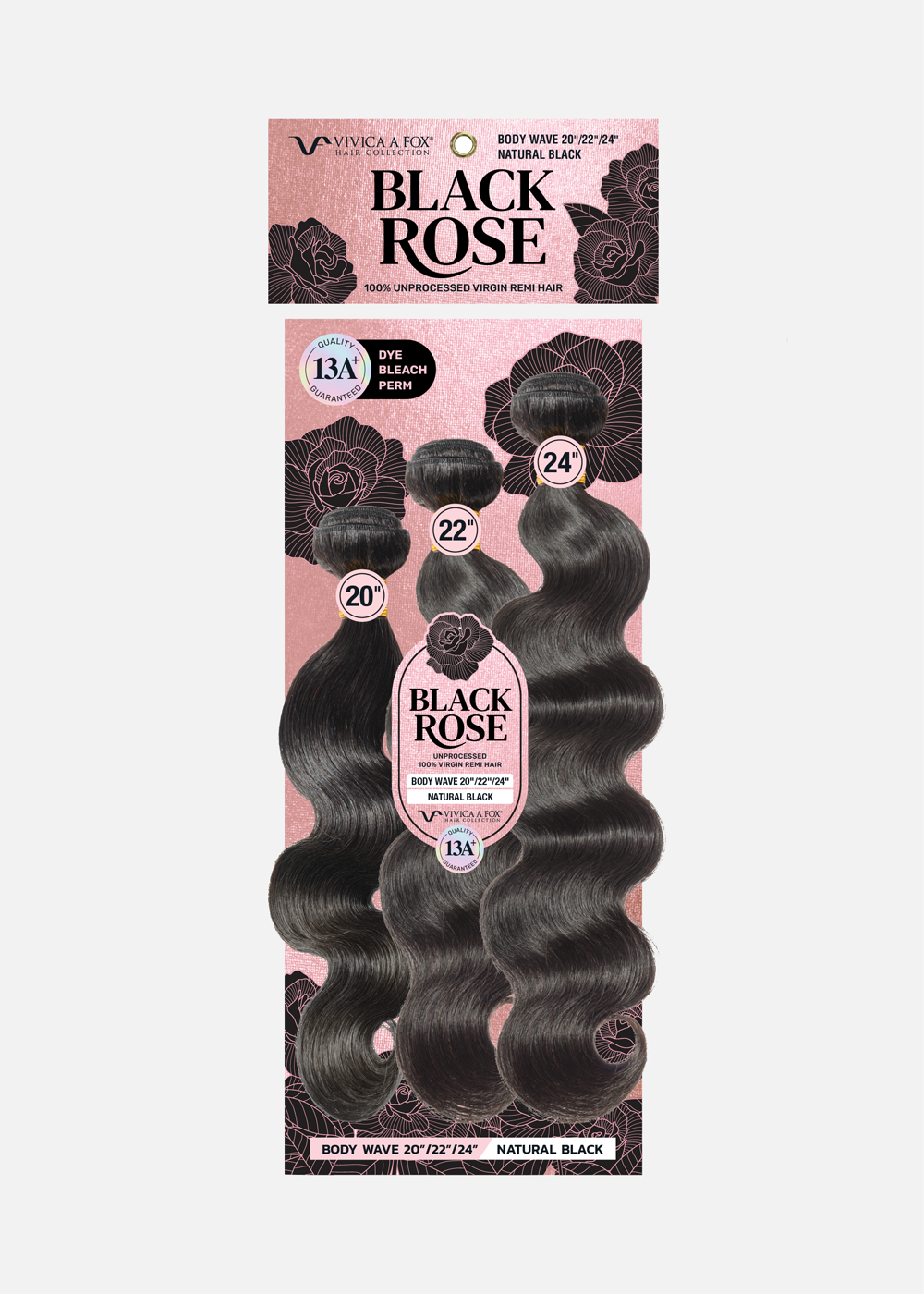 BLACK ROSE 3pcs- Body Wave