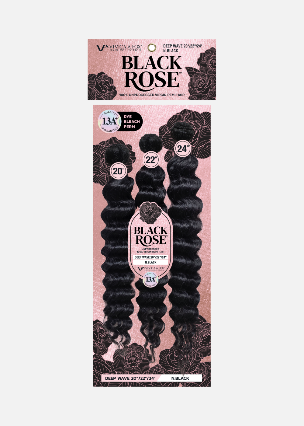 BLACK ROSE 3pcs- Deep Wave