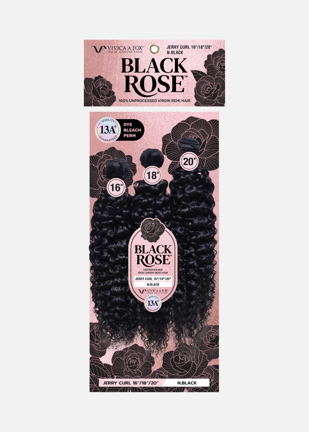 BLACK ROSE 3pcs Bundles- Jerry Curl