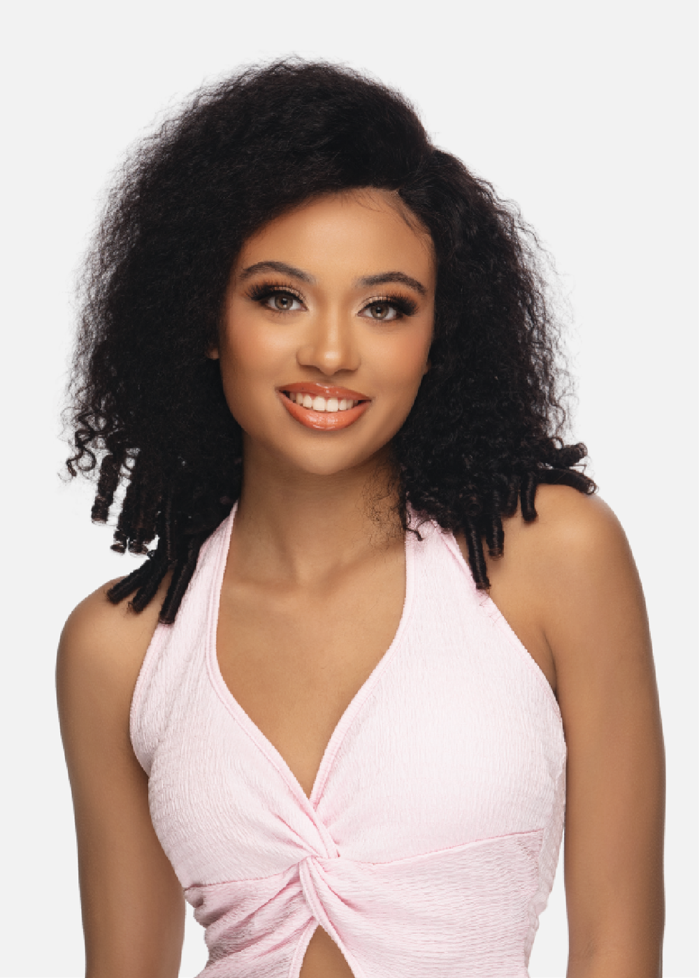 BLACK ROSE Burmese Curly 20"