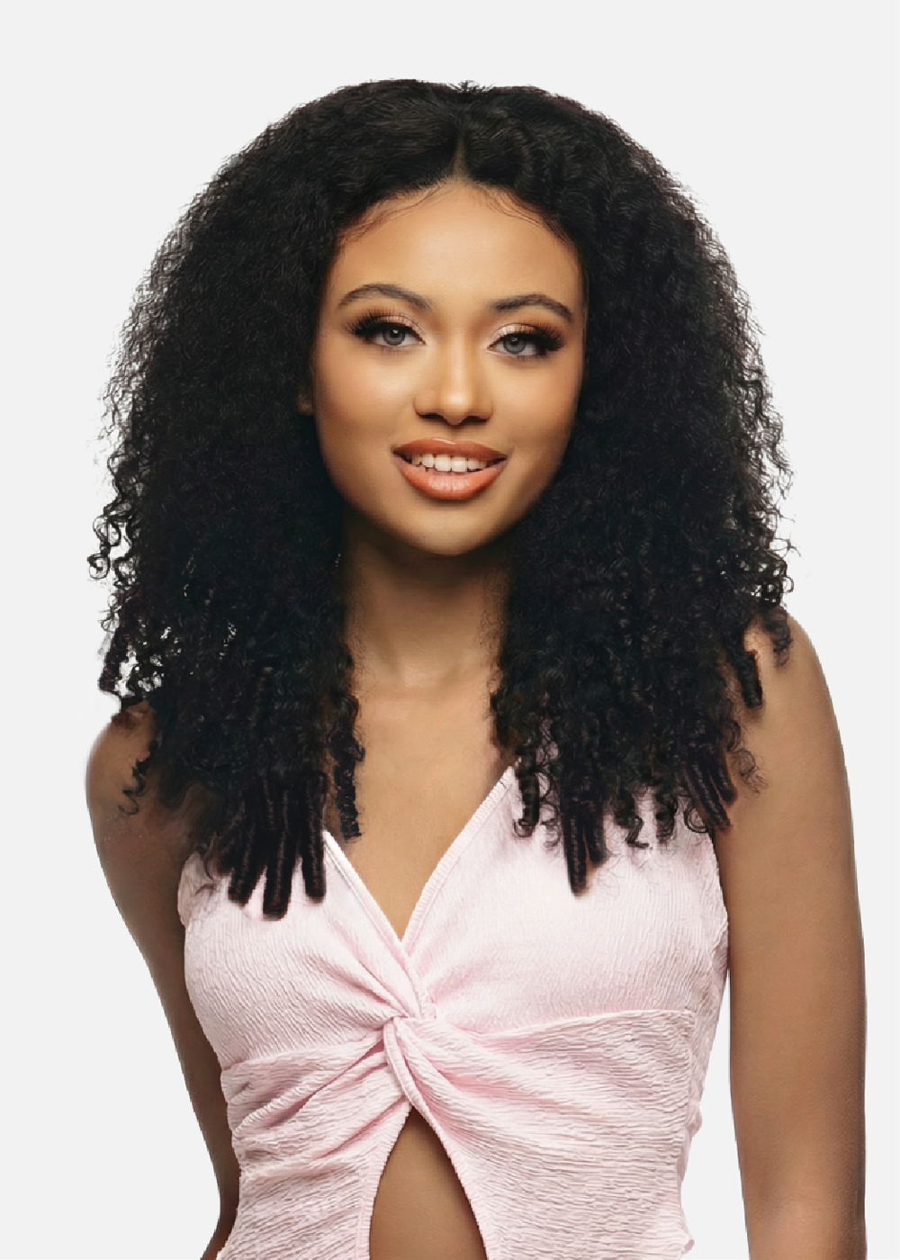 BLACK ROSE Burmese Curly 24"