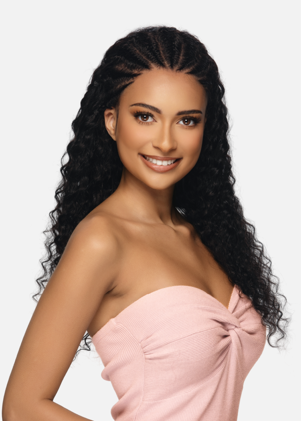 BLACK ROSE Braided Deep Wave 24"