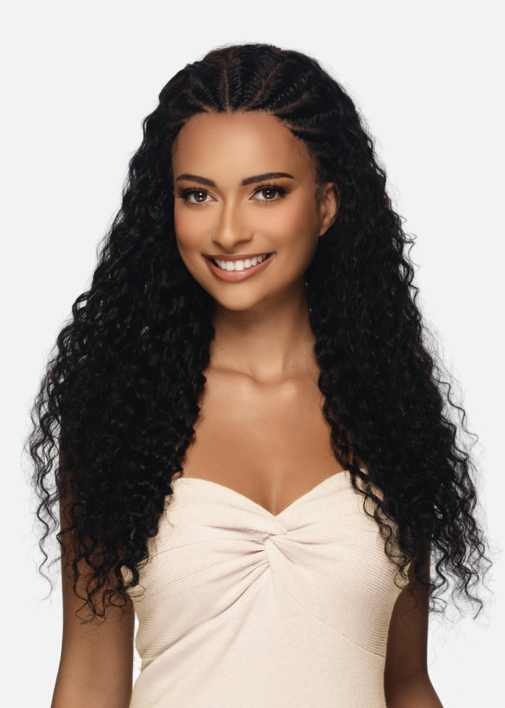 BLACK ROSE Braided Deep Wave 28"