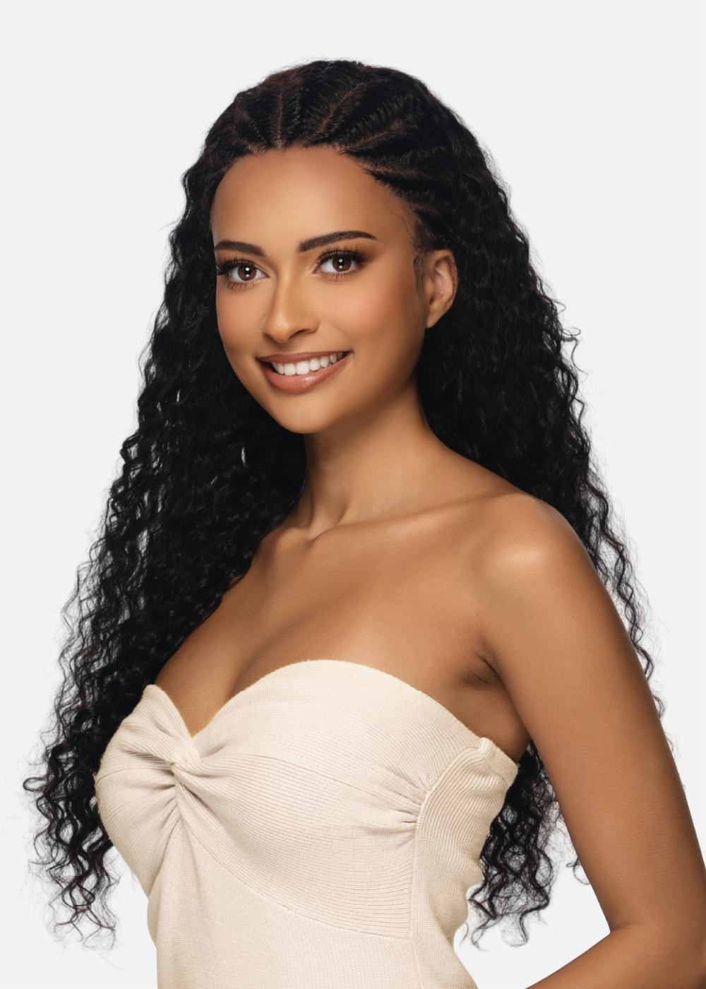 BLACK ROSE Braided Deep Wave 28"