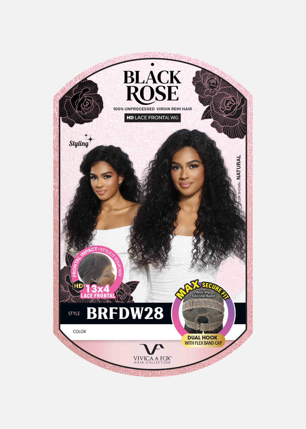 BLACK ROSE Deep Wave 28"