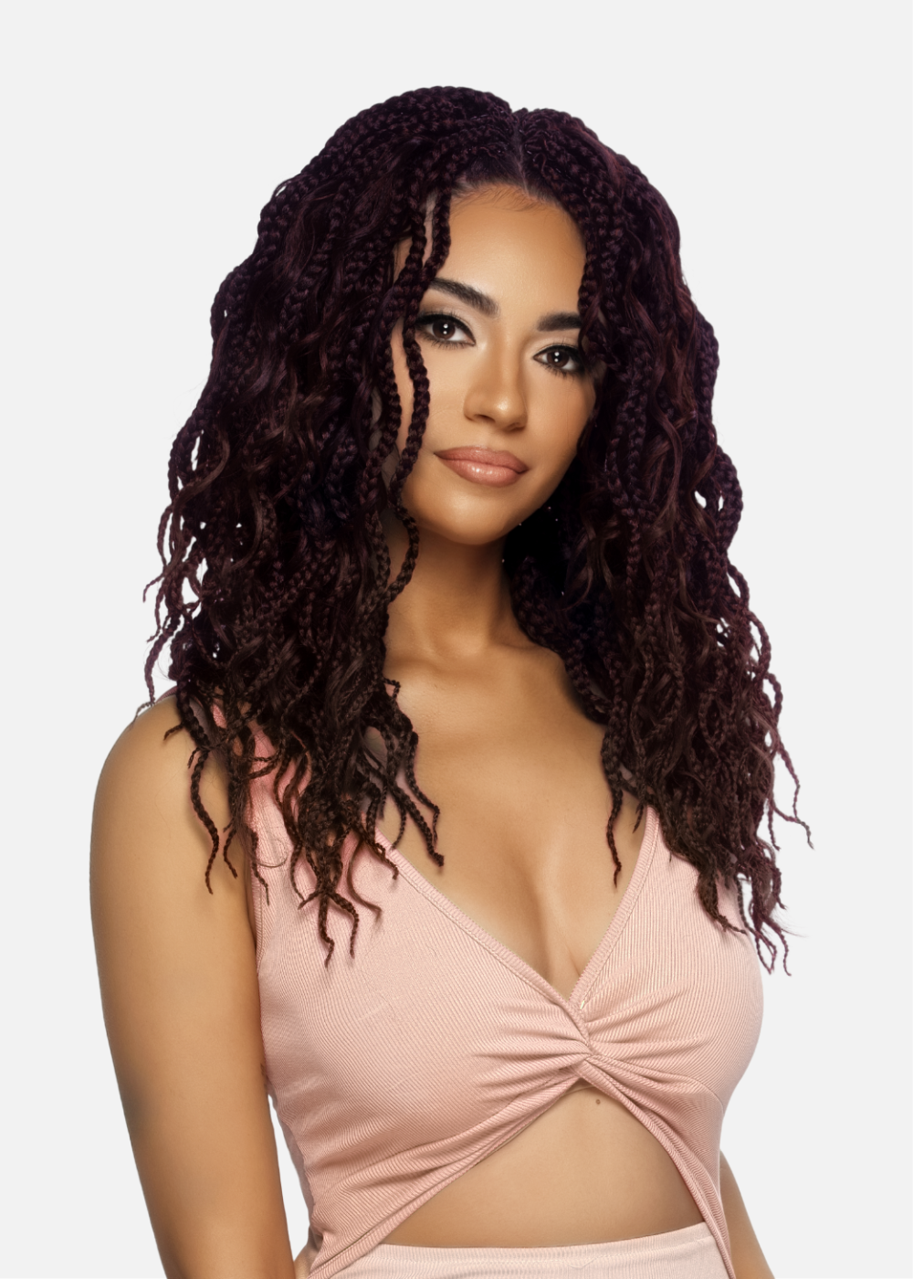 3X CURLY BOHO BOX BRAID 14”