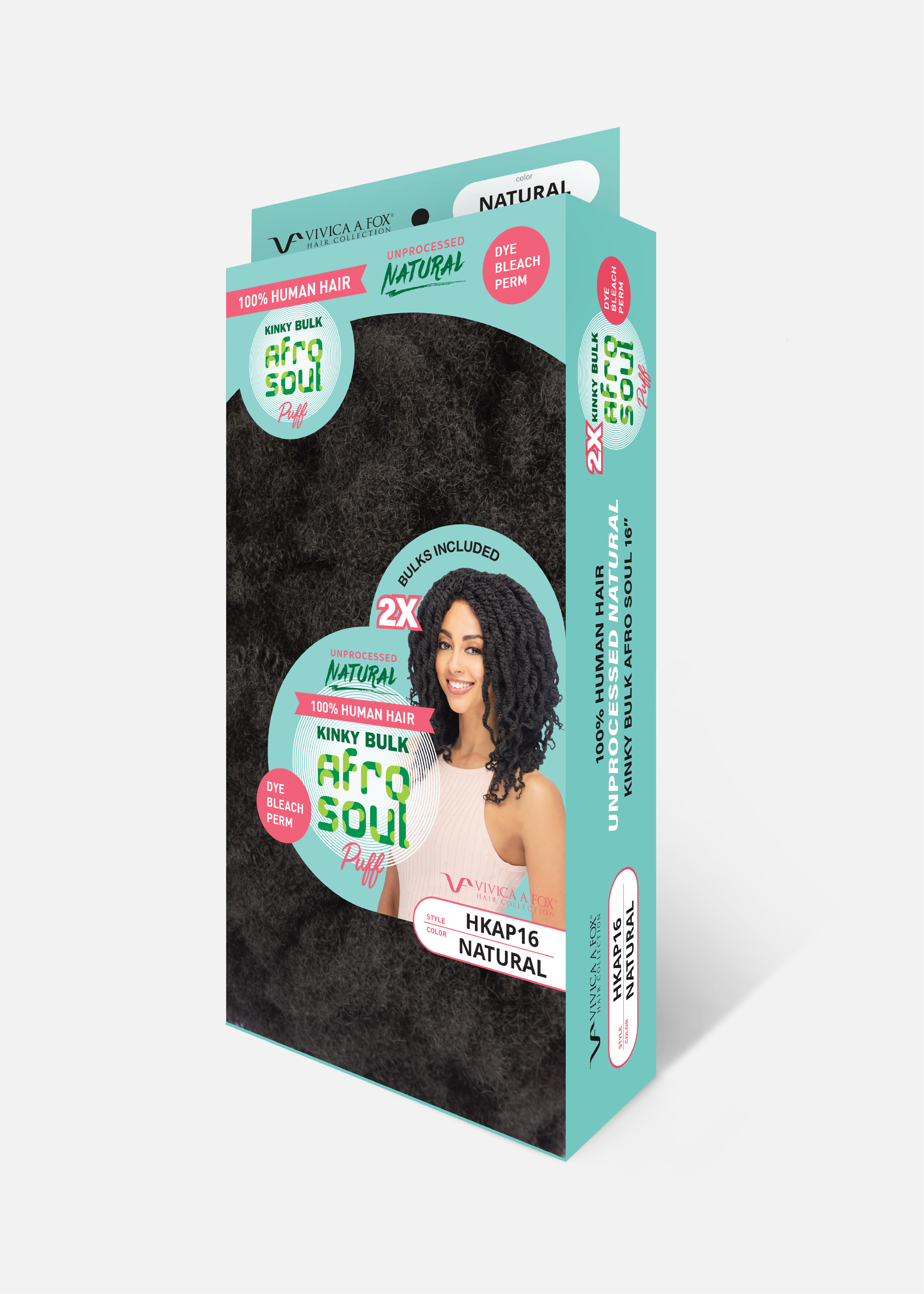 Human Hair Kinky Afro Puff (HKAP16)