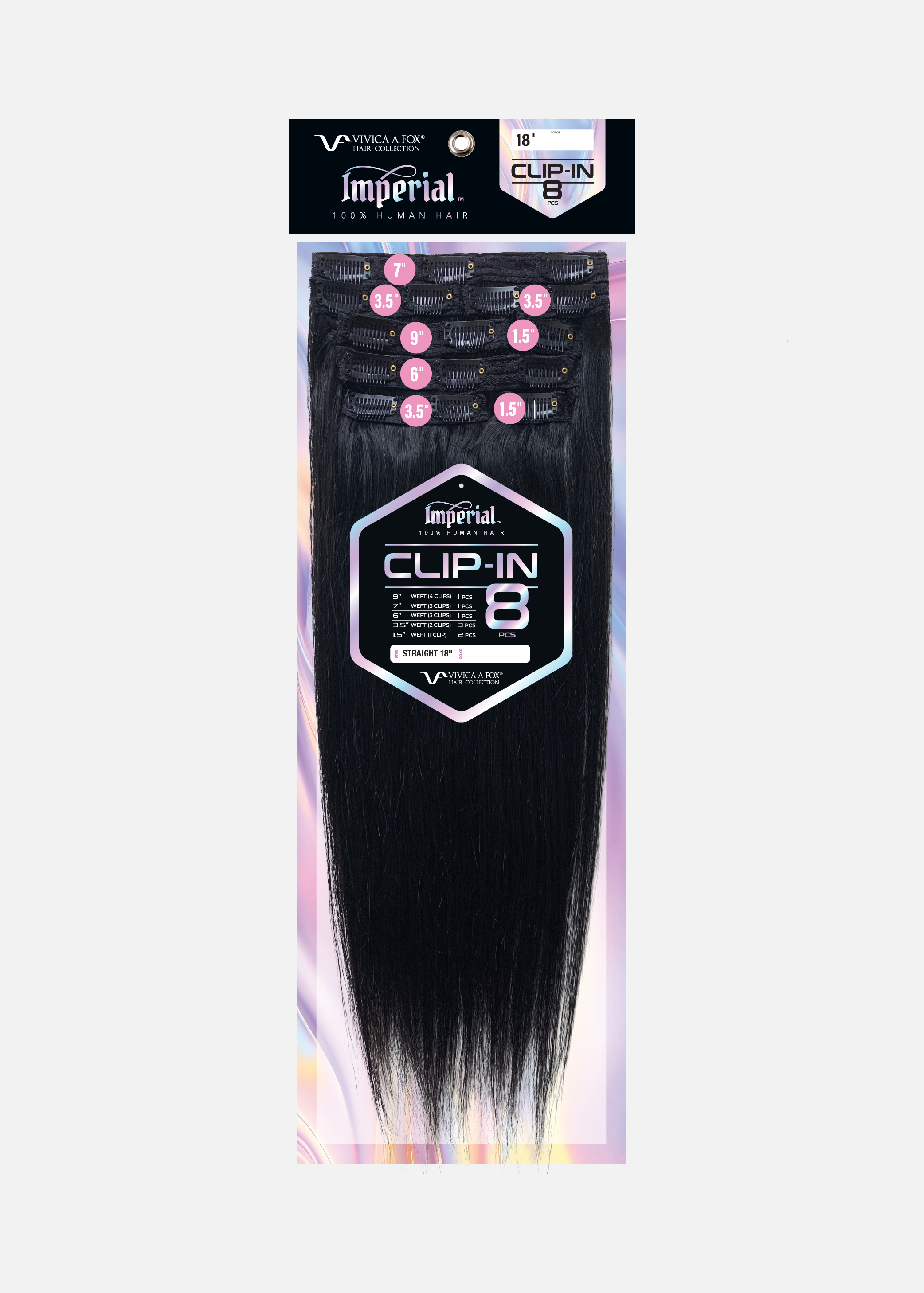 IMPERIAL CLIP-IN 8PCS
