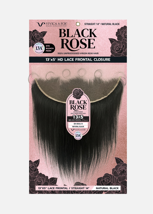 BLACK ROSE 13x5 HD Closure- Straight – Vivica A. Fox Hair Collection