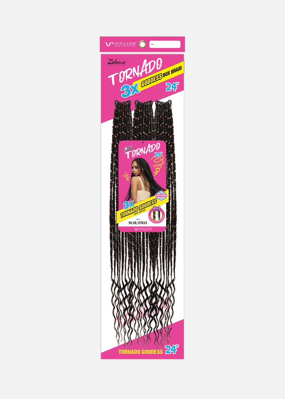 3X Tornado Goddess Box Braid 24"