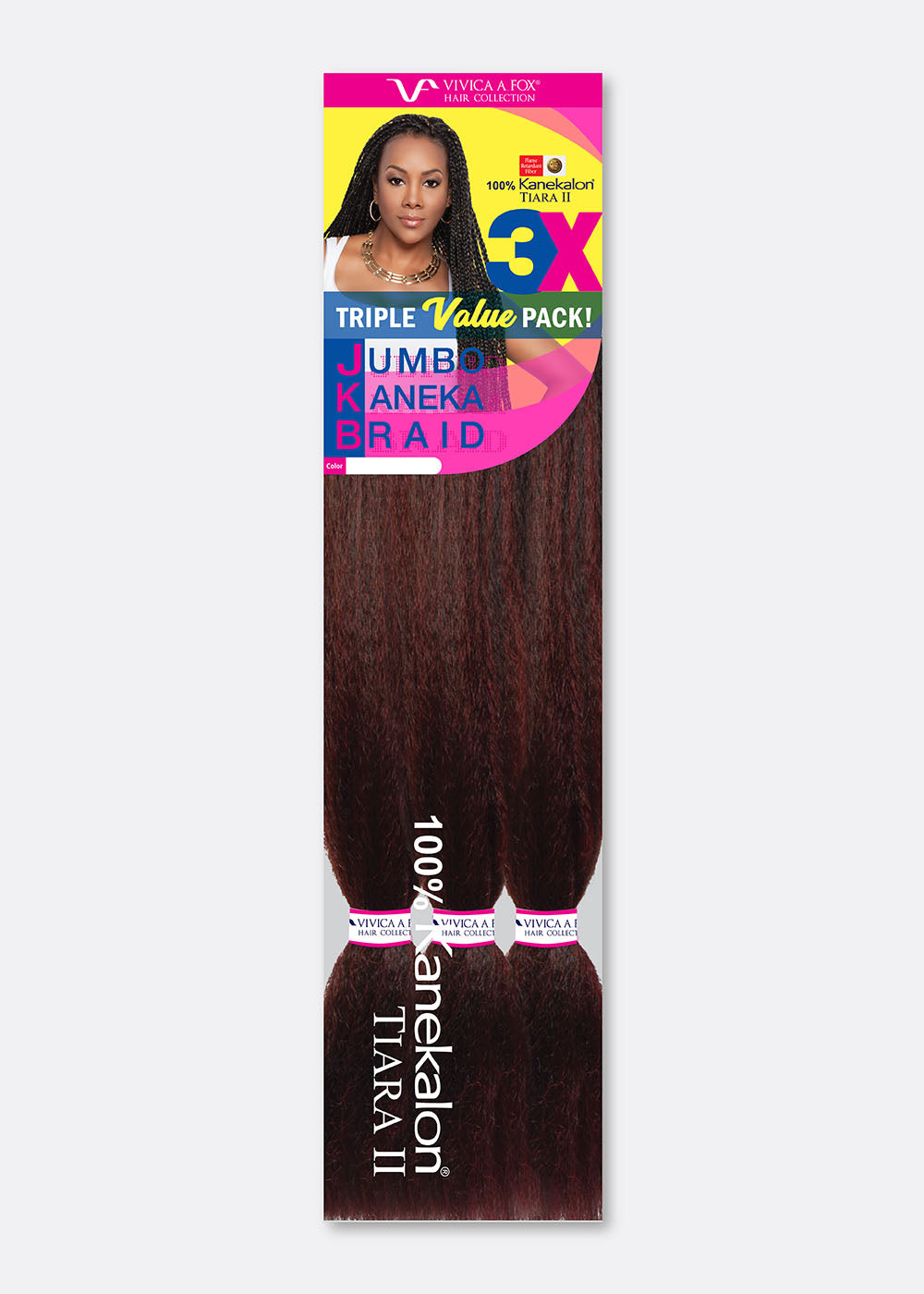 Jumbo Kanekalon Braid 3 Pack image 1