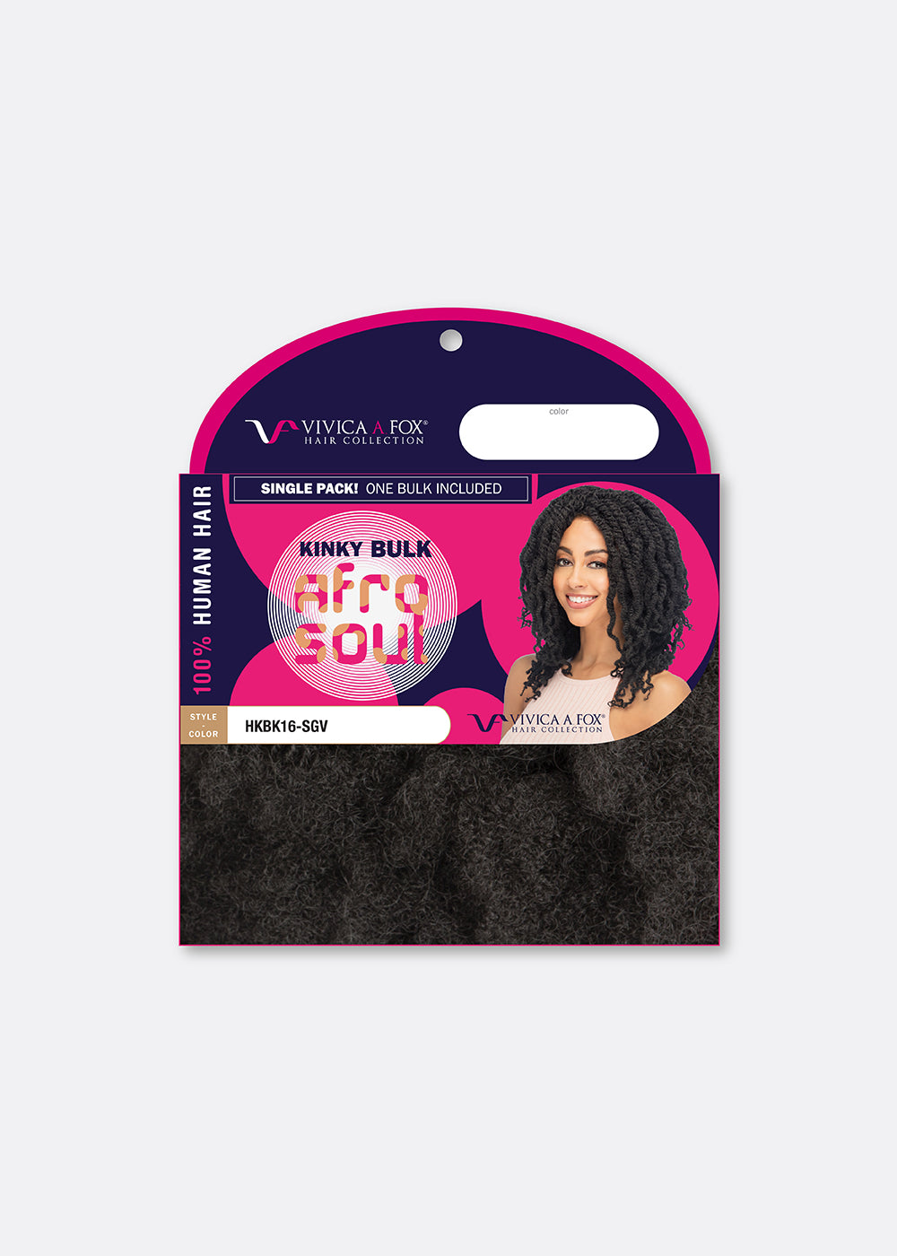 Human Hair Kinky Bulk (HKBK16-SGV) image 0