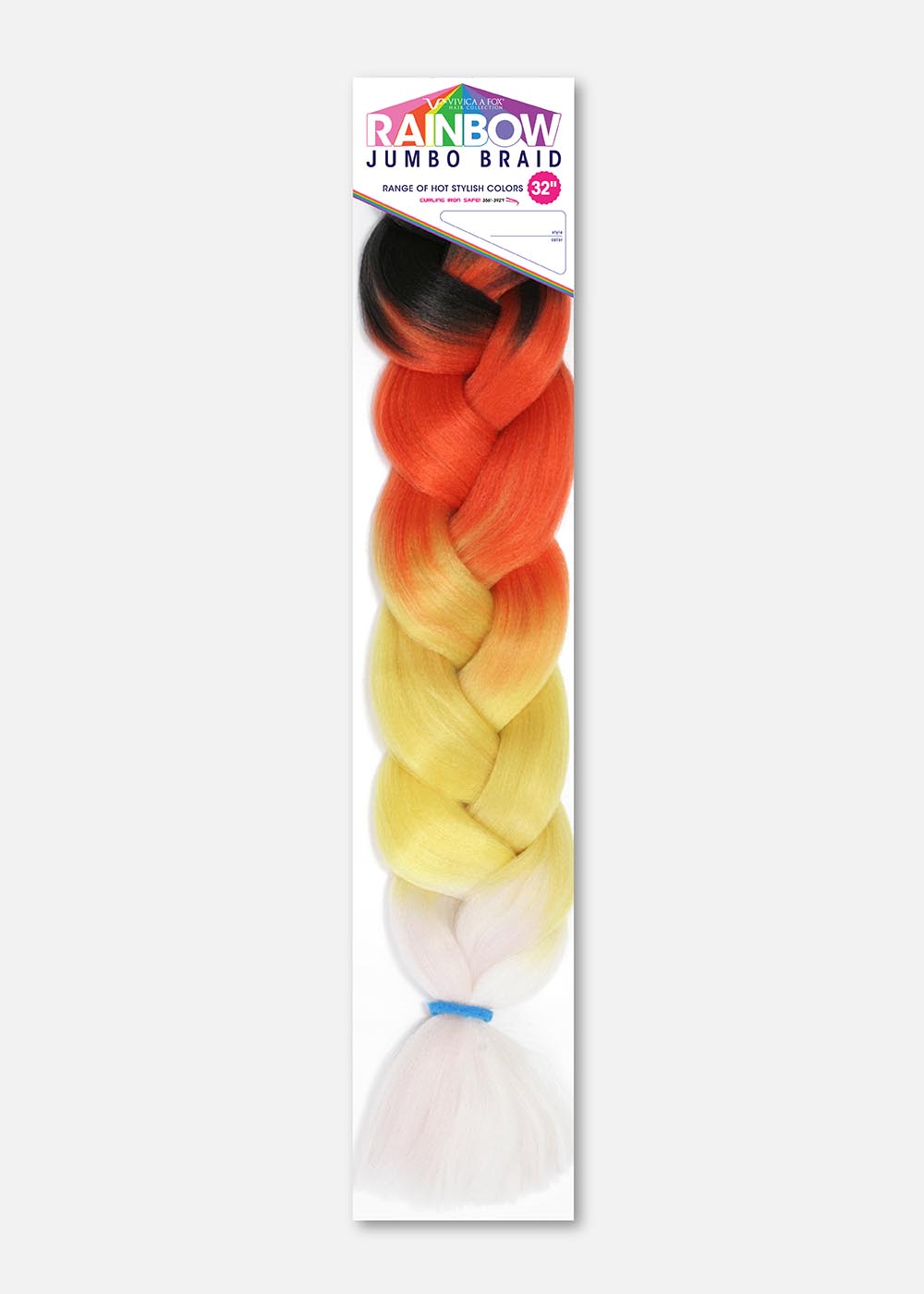 Rainbow Jumbo Braid 4T image 0